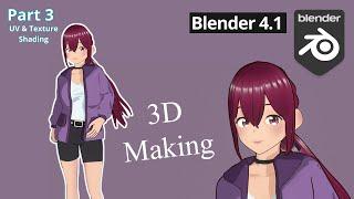 Blender | Anime character modelling timelapse - Part 3