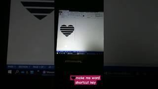Love  symbol MS word shortcut key  @ComputerByAman  @Teach.Chandu  #shortcut #viral #tech