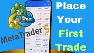 How to Place a Trade on Metatrader 5 (MT4)