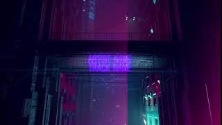 Cyberpunk City Loop Audio Visualizer (Create Music Visualizer Online With VidsBeats.)