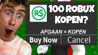 AFGAAN = 100 ROBUX KOPEN! (Roblox)