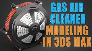 Topology Hard Surface: Gas Air Cleaner Hard Surface Modeling In 3ds Max || N°_193