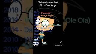 Dib Membrane's Best FIFA World Cup songs