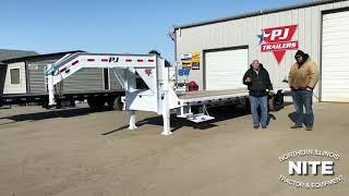 PJ Gooseneck Flatbed Trailer Options at Nite Equipment