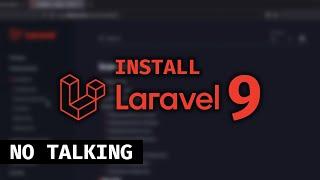 Install Laravel 9 - No Talking Programming