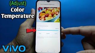 How to adjust color temperature on ViVO Y20i