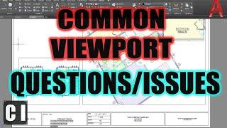 5 Common AutoCAD Viewport Questions & Issues | Stuck in a Viewport? | 2 Minute Tuesday