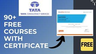 TCS Free Certification Courses | TCS Free Online Courses with Certificate