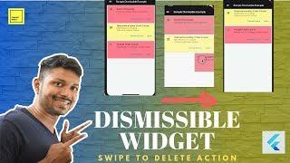 Dismissible Widget in Flutter - Creating Swipe to Delete Action in Flutter