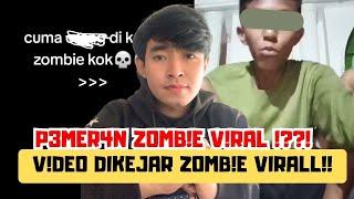 video dikejar zombie viral tiktok ? zombie baju hijau ??