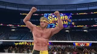 WWE 2K23 (PS5) - Logan Paul vs The Miz Gameplay | SummerSlam Match (4K 60fps)