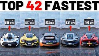 TOP 40 FASTEST CARS  IN FORZA HORIZON 5 (2022 UPDATE)