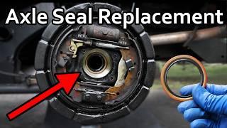 How To Fix A Leaking Rear Axle (Replace Axle Seals)