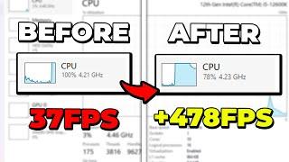 How to Fix CPU Bottleneck While GAMING in 2025! (Boost Processor or CPU SPEED)