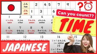 【Time】Telling Time ふん(fun), ぷん(pun)｜Japanese vocabulary