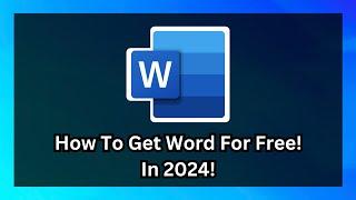 How To Get Word For Free!