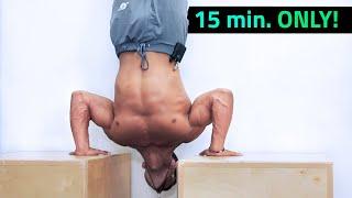 15 Minute HANDSTAND PUSH-UP Routine - Follow Along