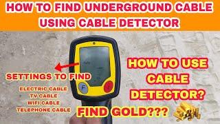 How to use cable detector in tamil | How to detect underground cable using cable detector