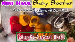 Baby warm booties| Baby Winter Booties| Baby Find| Meesho winter Haul| Baby Wear | Meesho