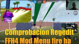 COMPROBACION Regedit FFH4X Mod Menu Fire Ha 2022 FUNCIONA ?