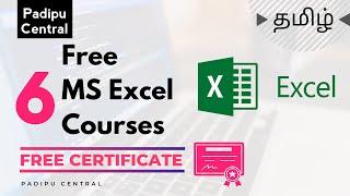 Free MS Excel Courses Online with Certificate | 100% FREE Excel Courses | Tamil