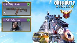 *NEW* CALL OF DUTY MOBILE - EPIC RUS-79U TROIKA + Park "SAFEHOUSE" Ranked GamePlay ! COD MOBILE