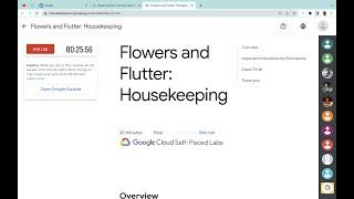 Flowers and Flutter: Housekeeping || #qwiklabs || #CloudwaliDiwali