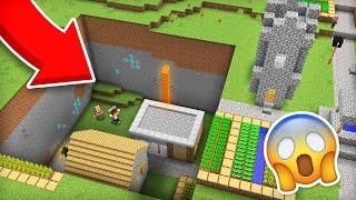 ПОЧЕМУ ЭТА ЧАСТЬ ДЕРЕВНИ ПРОВАЛИЛАСЬ ПОД ЗЕМЛЮ В МАЙНКРАФТ | Компот Minecraft