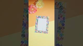 Easy border Design for notes and crafts.... #shorts #youtubeshorts #viralshorts #art