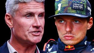 DAVID COULTHARD SLAMS MAX VERSTAPPEN! F1 News