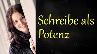 Schreibe als Potenz, Potenzschreibweise