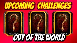 MK Mobile. Upcoming Challenge Characters Revealed. Next Challenges Are Out of The World