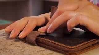 Elde Üretim Deri Cüzdan Yapımı (Leathercraft) - Handmade Leather Long Wallet Making