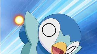 Togekiss saves piplup from gible's draco meteor | Pokemon DP series