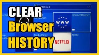 How to Delete Internet Search History ON PS4 (Browser Tutorial)