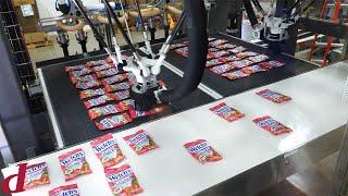 High Speed Candy Case Packing | PIM Brands Delkor Packaging System Line