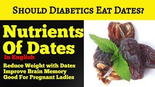 Nutrients of Dates I #english I Allied Doctors Society-ADS