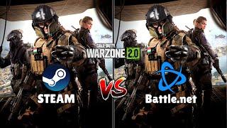 Battle.net vs Steam | Call Of Duty Warzone 2.0 - Performance Comparison