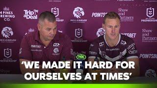 Seibold and DCE all praise for Manly's effort areas | Manly Press Conference | Fox League