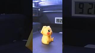 3d printed Pikachu timelapse