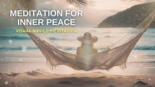 6 Min - Visual Guided Meditation For Inner Peace  (Immersive meditation)