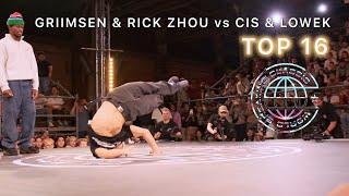 GRIIMSEN & RICK ZHOU vs CIS & LOWEK | TOP 16 | World Breaking Classic 2024