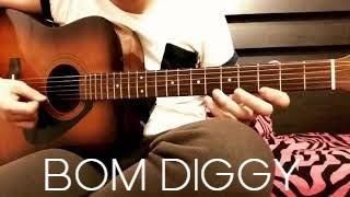 Bom Diggy| Acoustic Guitar Cover| Jasmine Walia and Zack Knight