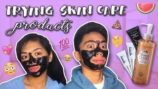 TRYING SKIN CARE PRODUCTS!!! ft. Shopping99 | Philippines