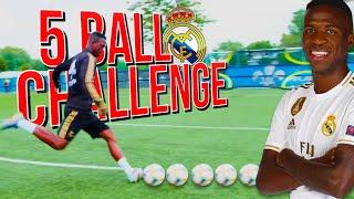 REAL MADRID FIVE BALL SHOOTING CHALLENGE! | Billy Wingrove & Jeremy Lynch