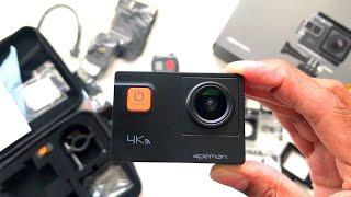 Action Camera: Apeman A87 4K Touch Screen FULL Review with Footage