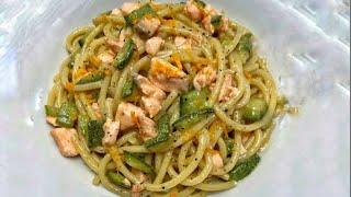 Prepara questa pasta SALMONE & ZUCCHINE | ricetta facile e goduriosa!