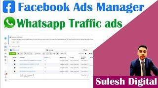 WhatsApp Traffic Ads from Facebook Ads Manager | 2024