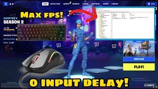 Zero input delay optimization guide Fortnite Chapter 4!