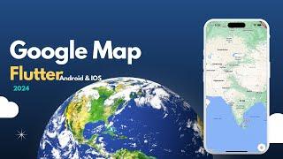 Flutter Google Maps || How to Integrate Google Maps in Flutter (android & ios)